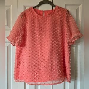 Cupio Textured Top Size M Short Sleeve